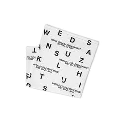 Lucadeau 2 x Multifunktionstuch mit Spruch WENN DU DAS LESEN Kannst, BIST DU ZU NAH, Motorrad Bandana, Kopftuch, Schlauschal, witziges Geschenk