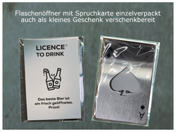 Bier Socken mit Bier Spruch, Geschenk zum Vatertag  - Baumwolle Socken mit Flaschenöffner aus Edelstahl in PikAss Silber, Geschenke für Männer zum Geburtstag, 37-44