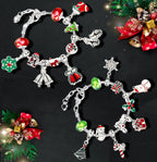 Lucadeau Armband DIY Adventskalender 2026 für Mädchen (Prinzessin-Rot-Gruen2)