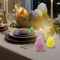 Ostergeschenke für Frauen - 3 Duftkerzen handgegossen