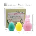 Ostergeschenke für Frauen - 3 Duftkerzen handgegossen