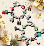 Lucadeau Armband DIY Adventskalender 2026 für Mädchen (Prinzessin-Rot-Gruen2)
