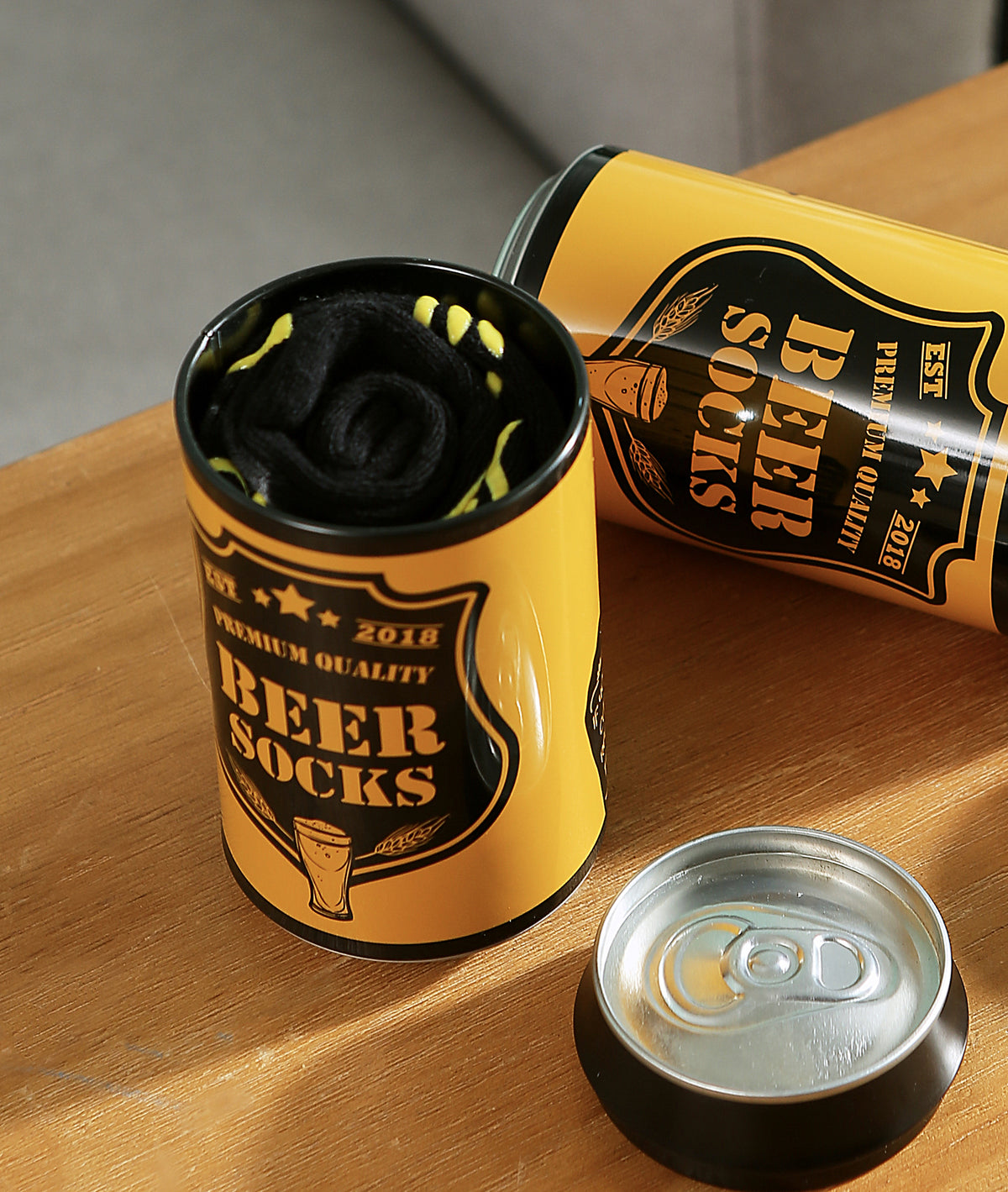 Bier Socken Herren lustige Socken mit Spruch "Bring me a Beer", Männergeschenke, Geburtstagsgeschenk, Herren Socken, 37-44