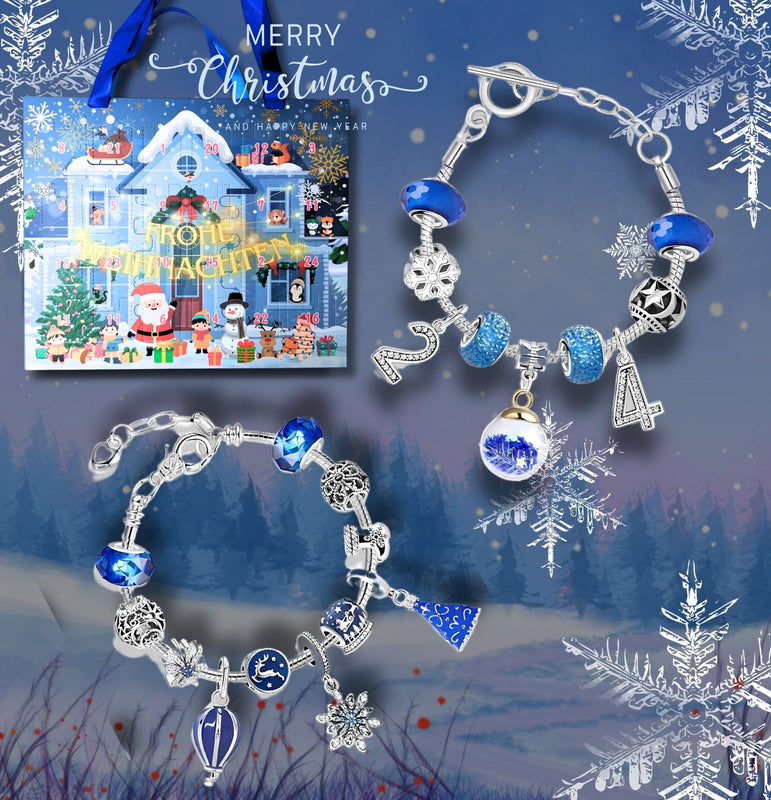 Lucadeau Adventskalender 2025 Schmuck DIY für Mädchen