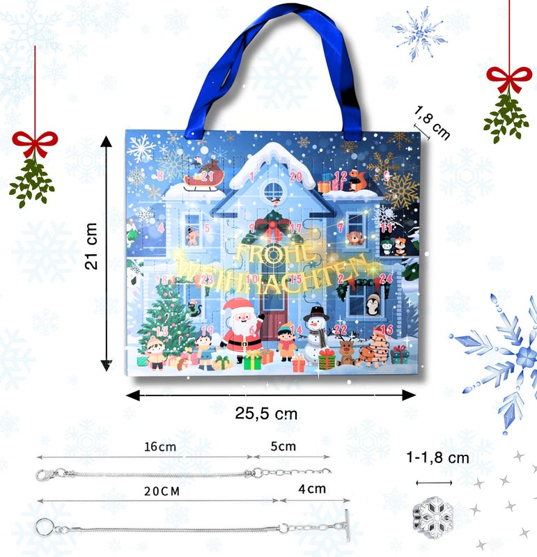 Lucadeau Adventskalender 2025 Schmuck DIY für Mädchen