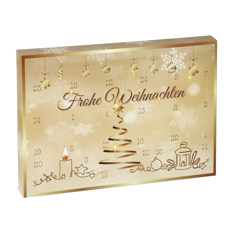 Lucadeau Adventskalender Duftkerzen 2025 – 24 Weihnachtsdüfte & Botschaften
