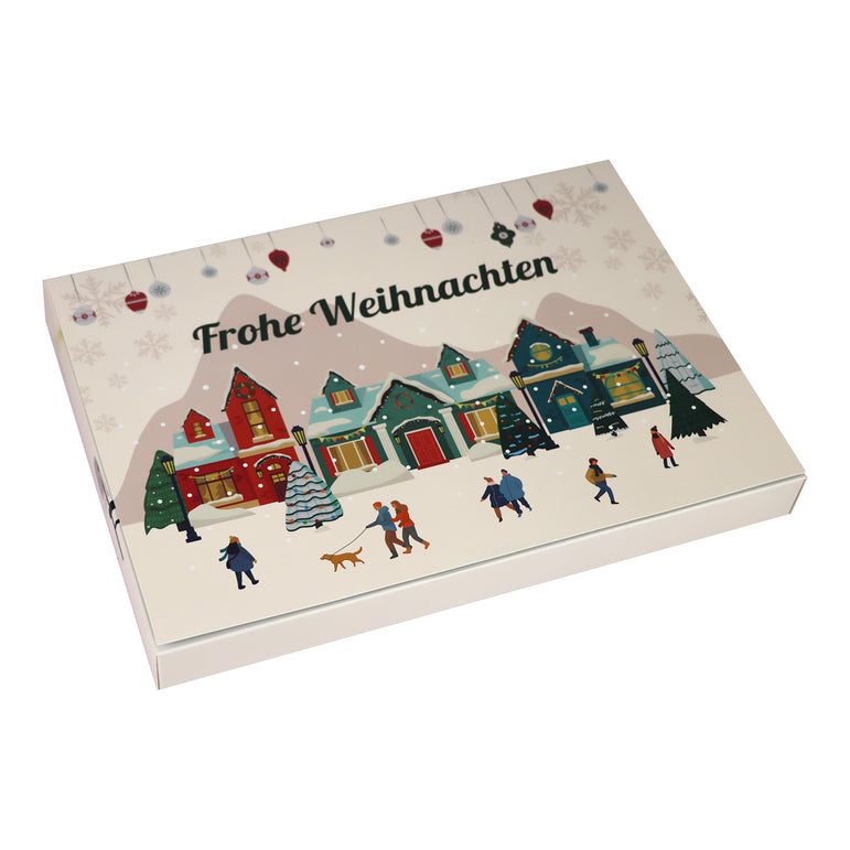 Lucadeau Duftkerzen Adventskalender 2025 Damen – 24 Weihnachtsdüfte & Botschaften (handmade)