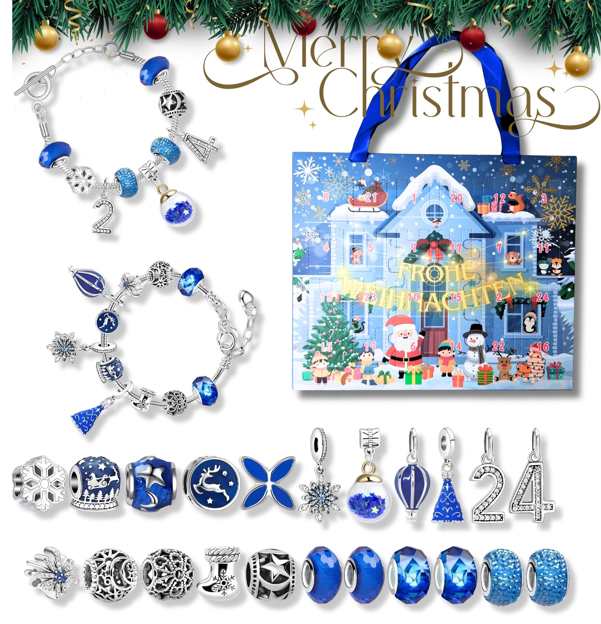Lucadeau Adventskalender 2025 Schmuck DIY für Mädchen