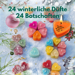 Lucadeau Adventskalender Duftkerzen 2025 – 24 Weihnachtsdüfte & Botschaften