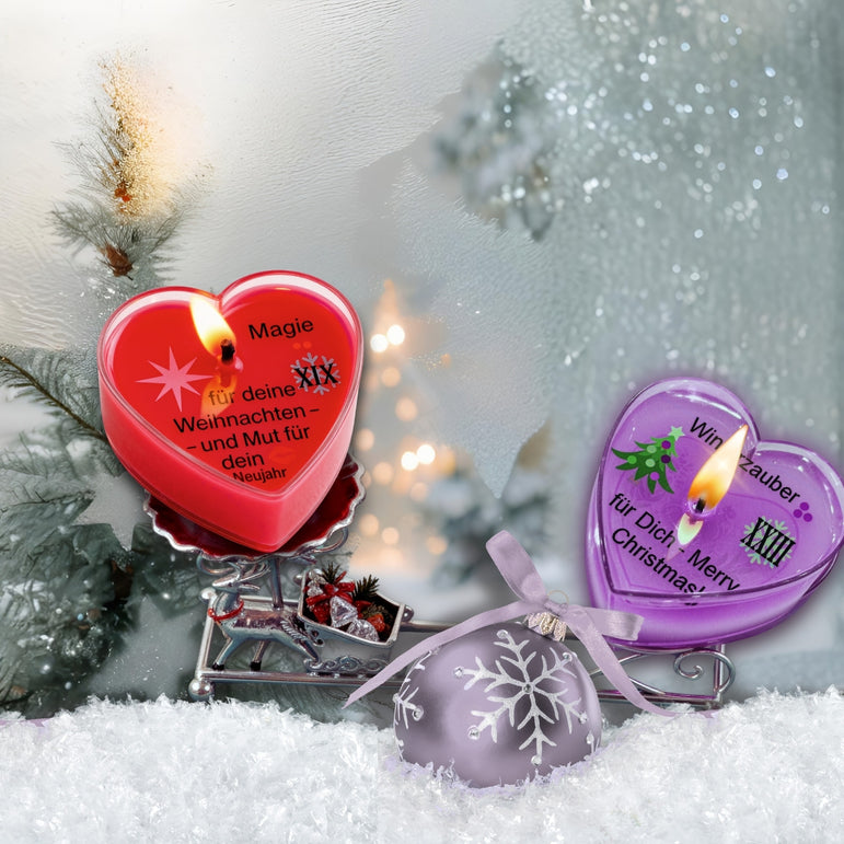 Lucadeau Adventskalender Duftkerzen 2025 – 24 Weihnachtsdüfte & Botschaften