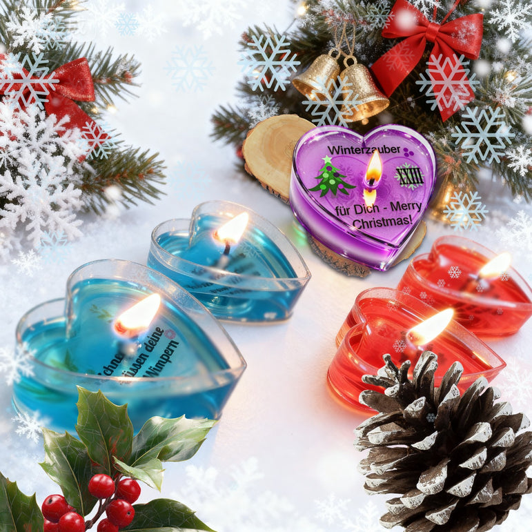 Lucadeau Adventskalender Duftkerzen 2025 – 24 Weihnachtsdüfte & Botschaften