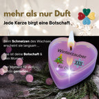 Lucadeau Adventskalender Duftkerzen 2026 – 24 Weihnachtsdüfte & Botschaften