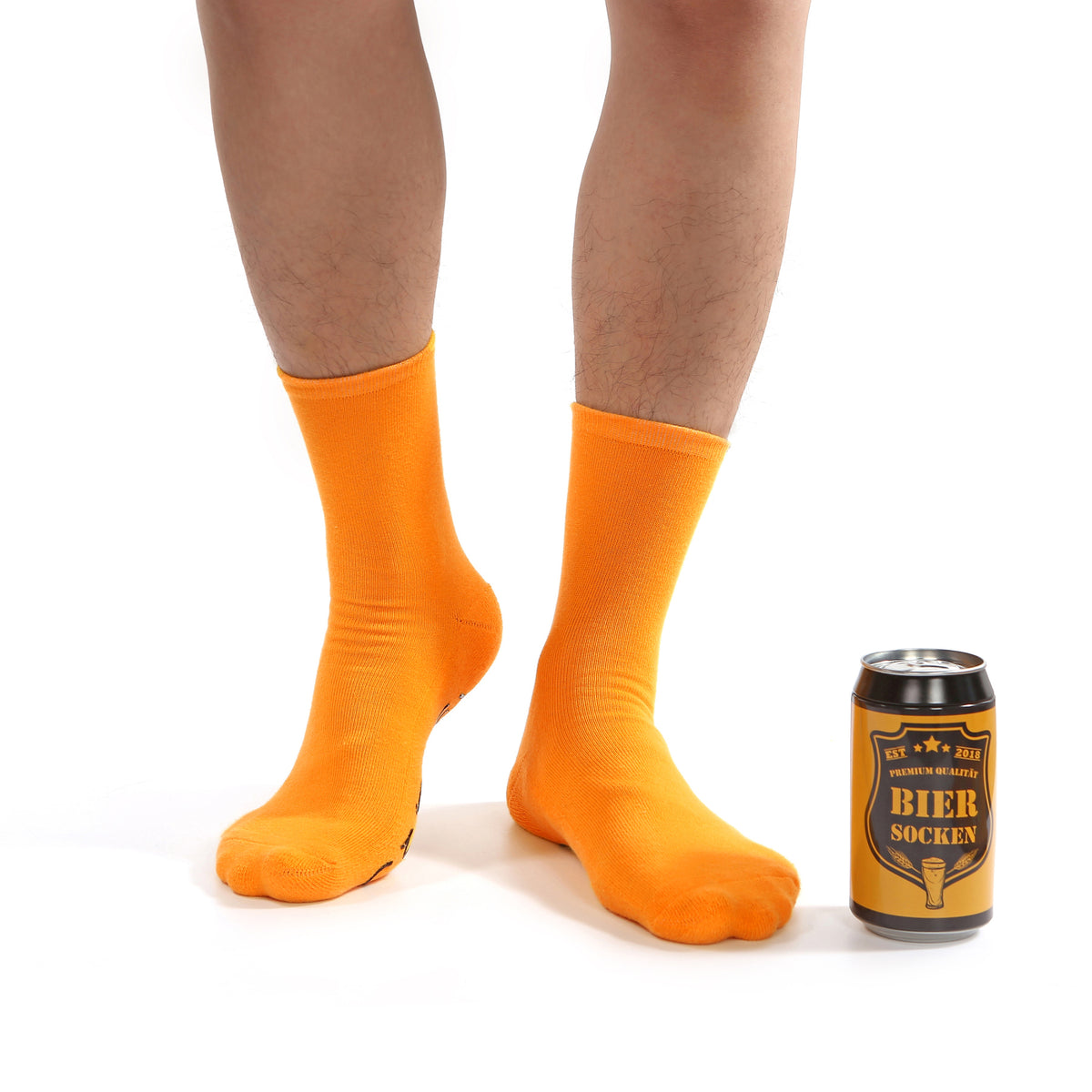 Lustige Socken mit Bier Spruch  auf der Sohle, WENN DU DAS LESEN KANNST BRING MIR BIER , Geburtstagsgeschenk, Männergeschenk, 38-44