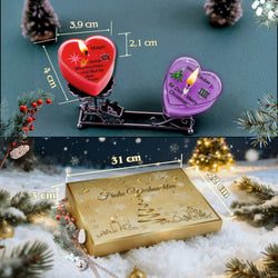 Lucadeau Adventskalender Duftkerzen 2025 – 24 Weihnachtsdüfte & Botschaften
