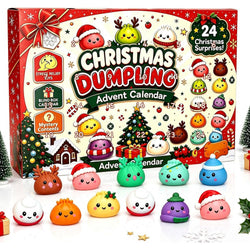 Squishy Adventskalender 2026 – Christmas Dumpling, 24 Türchen