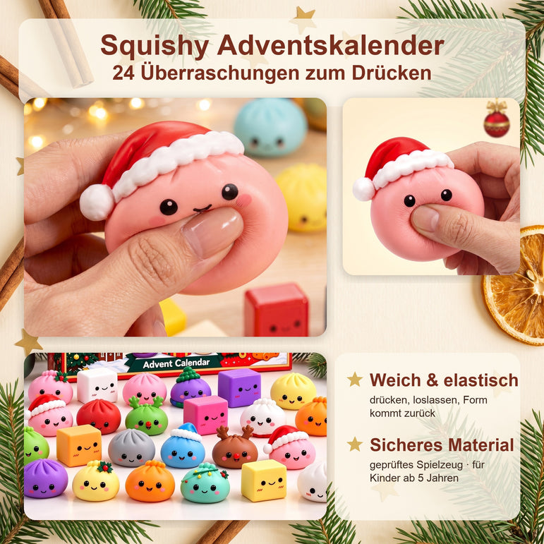 Weich und elastisch – Squishy drücken, Form kommt zurück