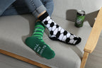 Fussball Socken in einer Geschenk-Dose, Geschenk für Männer zum Fussball Abend, Odd-Socks, WENN DU DAS LESEN KANNST, SCHIESS EIN TOR!, 39-46