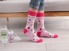 Gin Socken Englisch, Geschenk für Gin-Liebhaber IF YOU CAN READ THIS, BRING ME GIN, Frauen Socken mit Spruch, Gr. 37-42 (Rosa)