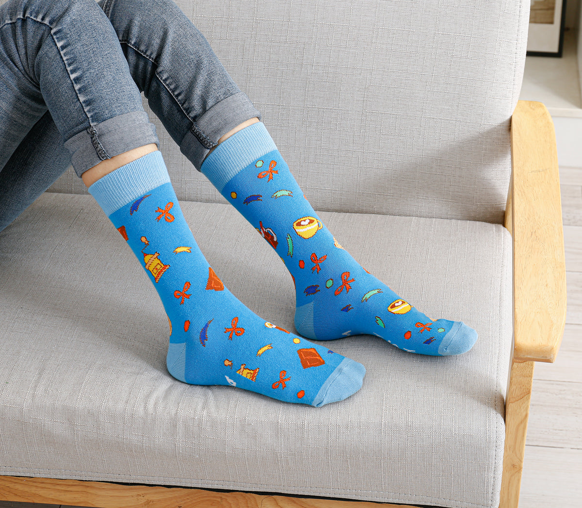 Männer Socken Geschenkset, Baumwolle Socken mit Spruch auf der Sohle, lustige Socken, Geburtstagsgeschenk, Gr. 39-45
