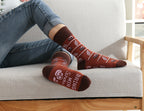 Schoki Socken mit Spruch "Wenn du das lesen kannst, bring mir Schoki", Geburtstagsgeschenk, Geschenk für Schokolade-Liebhaber, Damen Socken, rutschfest, 37-43