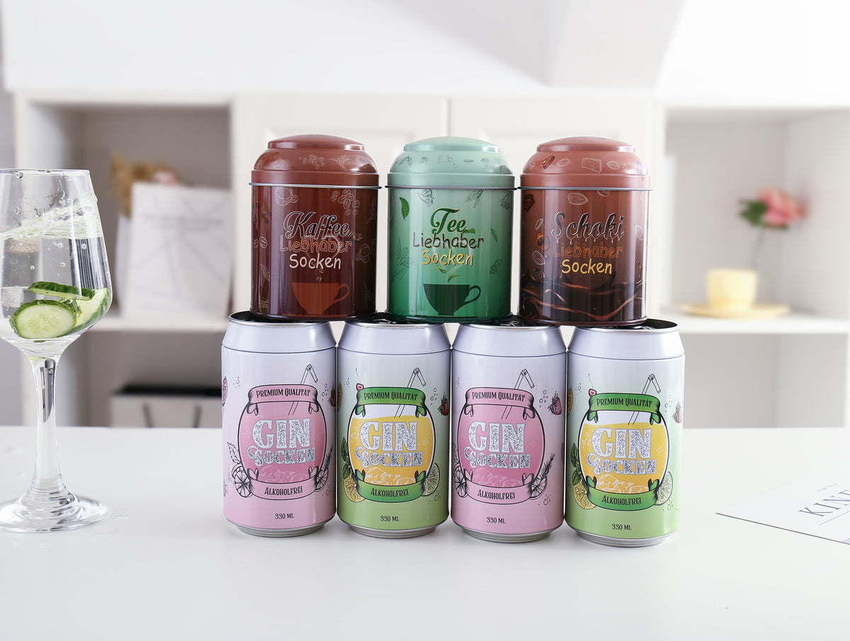 Gin Socken mit Spruch WENN DU DAS LESEN KANNST BRING MIR GIN, Geschenk für Gin-Liebhaber, 39-45 (Grün)