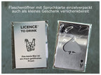 Bier Socken mit Bier Spruch, Geschenk zum Vatertag  - Baumwolle Socken mit Flaschenöffner aus Edelstahl in PikAss Silber, Geschenke für Männer zum Geburtstag, 37-44